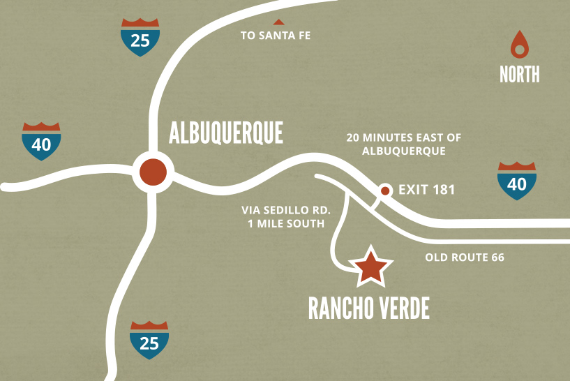 Directions to Rancho Verde in the East Mountains
